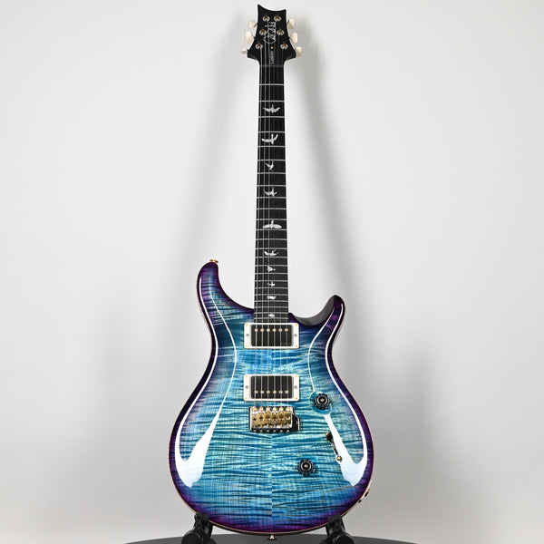 PRS Custom 24 Wood Library w/ 10-Top, Brazilian Rosewood, & 58/15 LT Pickups- Aquableux Purple Burst 2025 (0420380)