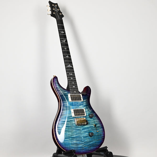 PRS Custom 24 Wood Library w/ 10-Top, Brazilian Rosewood, & 58/15 LT Pickups- Aquableux Purple Burst 2025 (0420380)