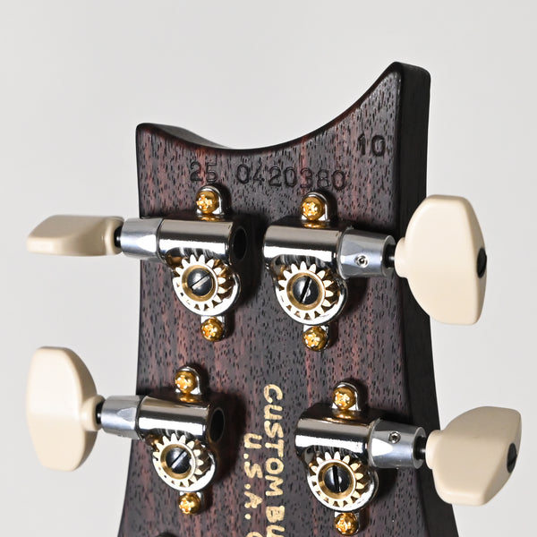 PRS Custom 24 Wood Library w/ 10-Top, Brazilian Rosewood, & 58/15 LT Pickups- Aquableux Purple Burst 2025 (0420380)