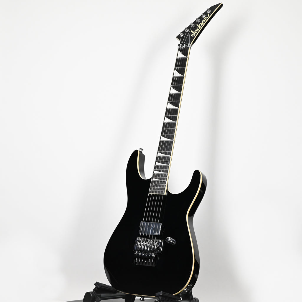 Jackson Pro Plus Series SL1A Soloist Limited Edition Electric Guitar- Gloss Black w/ Aged White Binding (ICJ2502932)