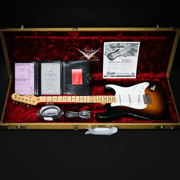 Fender Custom Shop Limited Edition 70th Anniversary '54 Stratocaster Time Capsule Finish- Wide Fade 2 Color Sunburst 2025 (XN5241)