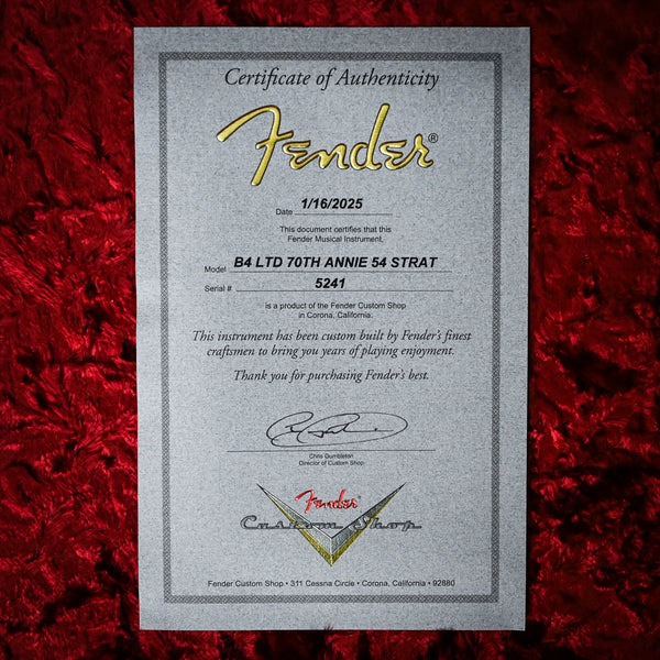 Fender Custom Shop Limited Edition 70th Anniversary '54 Stratocaster Time Capsule Finish- Wide Fade 2 Color Sunburst 2025 (XN5241)