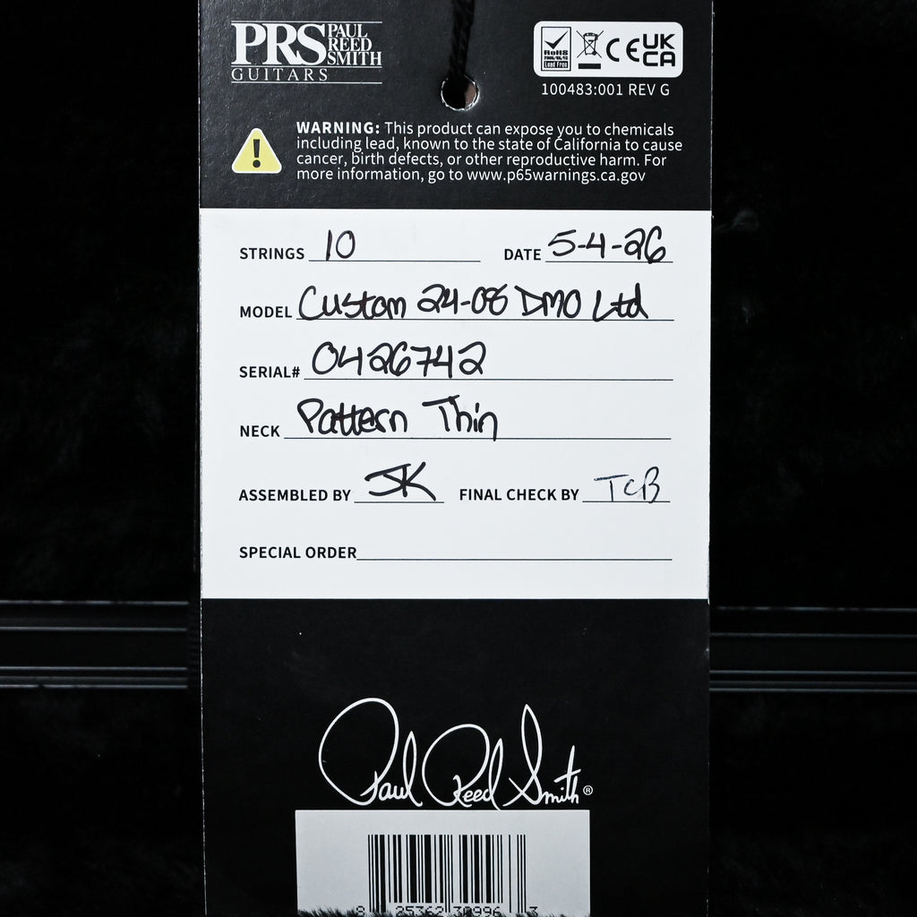 PRS Custom 24-08 Limited Edition Private Stock Color- Sprayer's Choice 2026 (0426742)