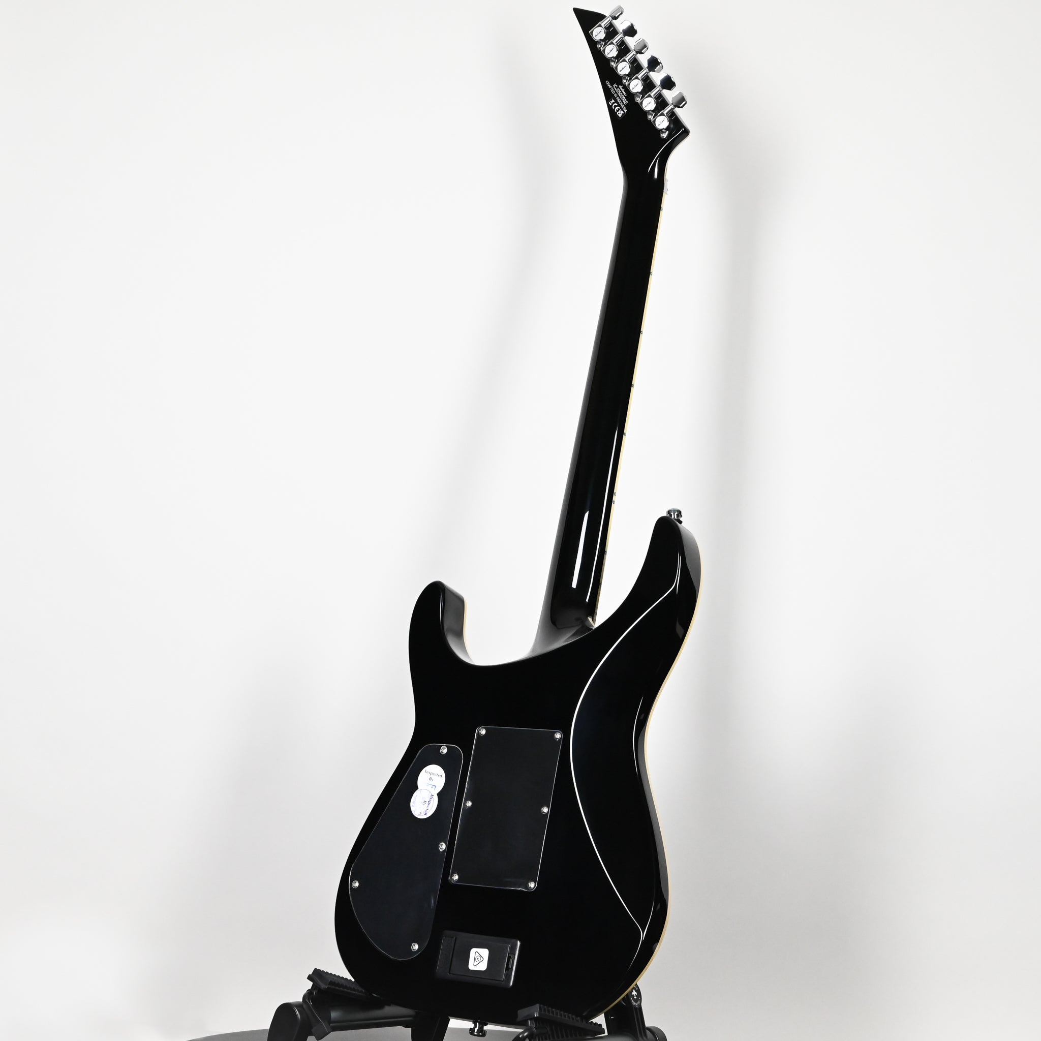 Jackson Pro Plus Series SL1A Soloist Limited Edition Electric Guitar- Gloss Black w/ Aged White Binding (ICJ2502932)