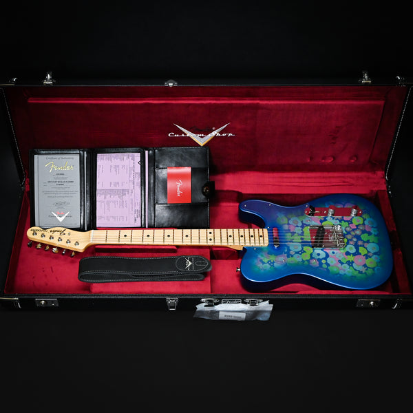Fender Custom Shop Vintage Custom '68 Blue Flower Telecaster NOS- Aged Blue Floral 2025 (R140509)