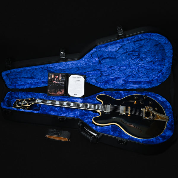 ON HOLD Gibson Custom Keith Richards 1960 ES-355 Collector’s Edition, Signed Guitar and Label, Ebony (#18) ON HOLD