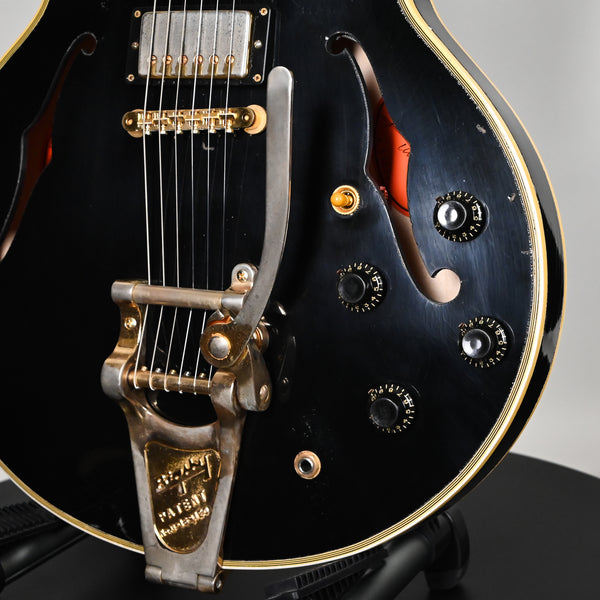 ON HOLD Gibson Custom Keith Richards 1960 ES-355 Collector’s Edition, Signed Guitar and Label, Ebony (#18) ON HOLD