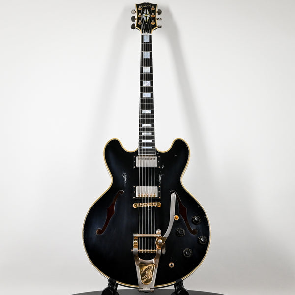 ON HOLD Gibson Custom Keith Richards 1960 ES-355 Collector’s Edition, Signed Guitar and Label, Ebony (#18) ON HOLD