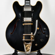 ON HOLD Gibson Custom Keith Richards 1960 ES-355 Collector’s Edition, Signed Guitar and Label, Ebony (#18) ON HOLD