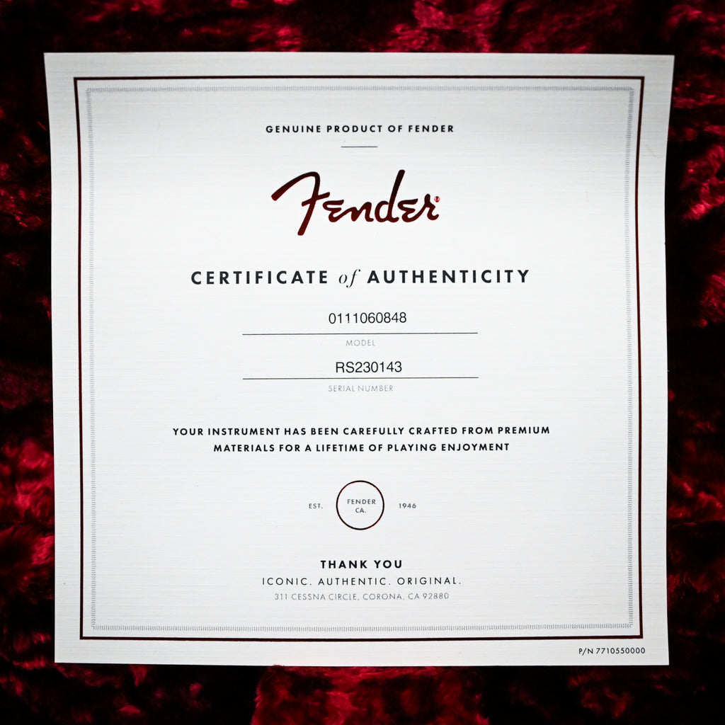 Fender Limited Edition Raphael Saadiq Telecaster - Dark Metallic Red (RS230143)