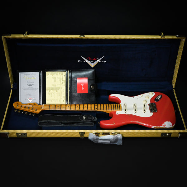 Fender Custom Shop '57 Stratocaster Heavy Relic- Aged Fiesta Red 2024 (CZ582952)