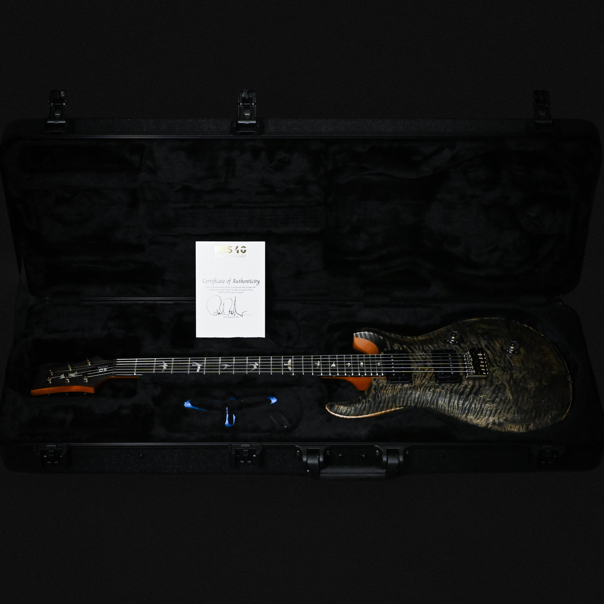 PRS 40th Anniversary Custom 24 Satin Limited Edition- Charcoal 2025 (0415798)