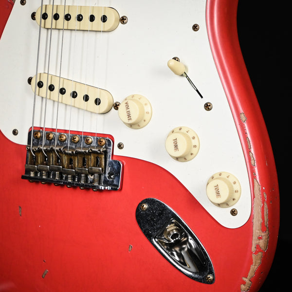 Fender Custom Shop '57 Stratocaster Heavy Relic- Aged Fiesta Red 2024 (CZ582952)