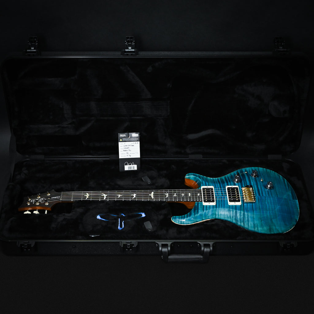 PRS Custom 24 Piezo w/ 10-Top & DMO Pickups Electric Guitar- Carroll Blue 2026 (0406231)