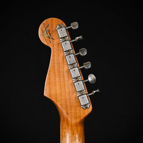 Fender Custom Shop Limited Edition 60/63 Stratocaster Super Heavy Relic- Super Faded Aged Fiesta Red/ 3 Color Sunburst 2025 (CZ585890)