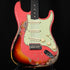 Fender Custom Shop Limited Edition 60/63 Stratocaster Super Heavy Relic- Super Faded Aged Fiesta Red/ 3 Color Sunburst 2025 (CZ585890)
