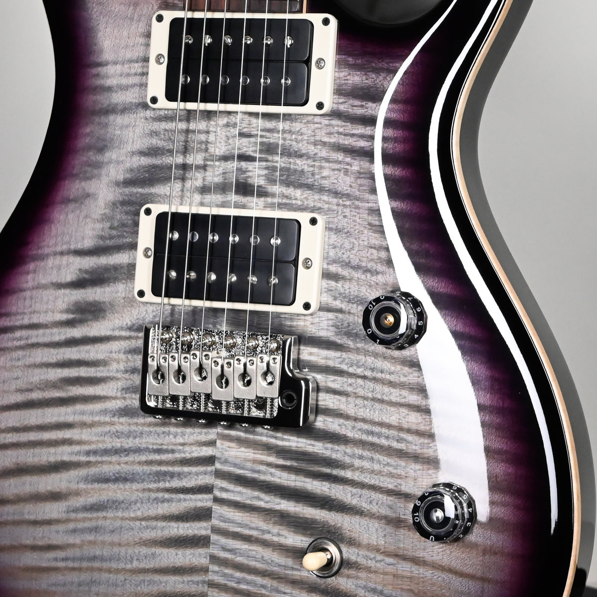 PRS CE 24 Electric Guitar- Faded Gray Black Purple Smokeburst 2026 (0429050)