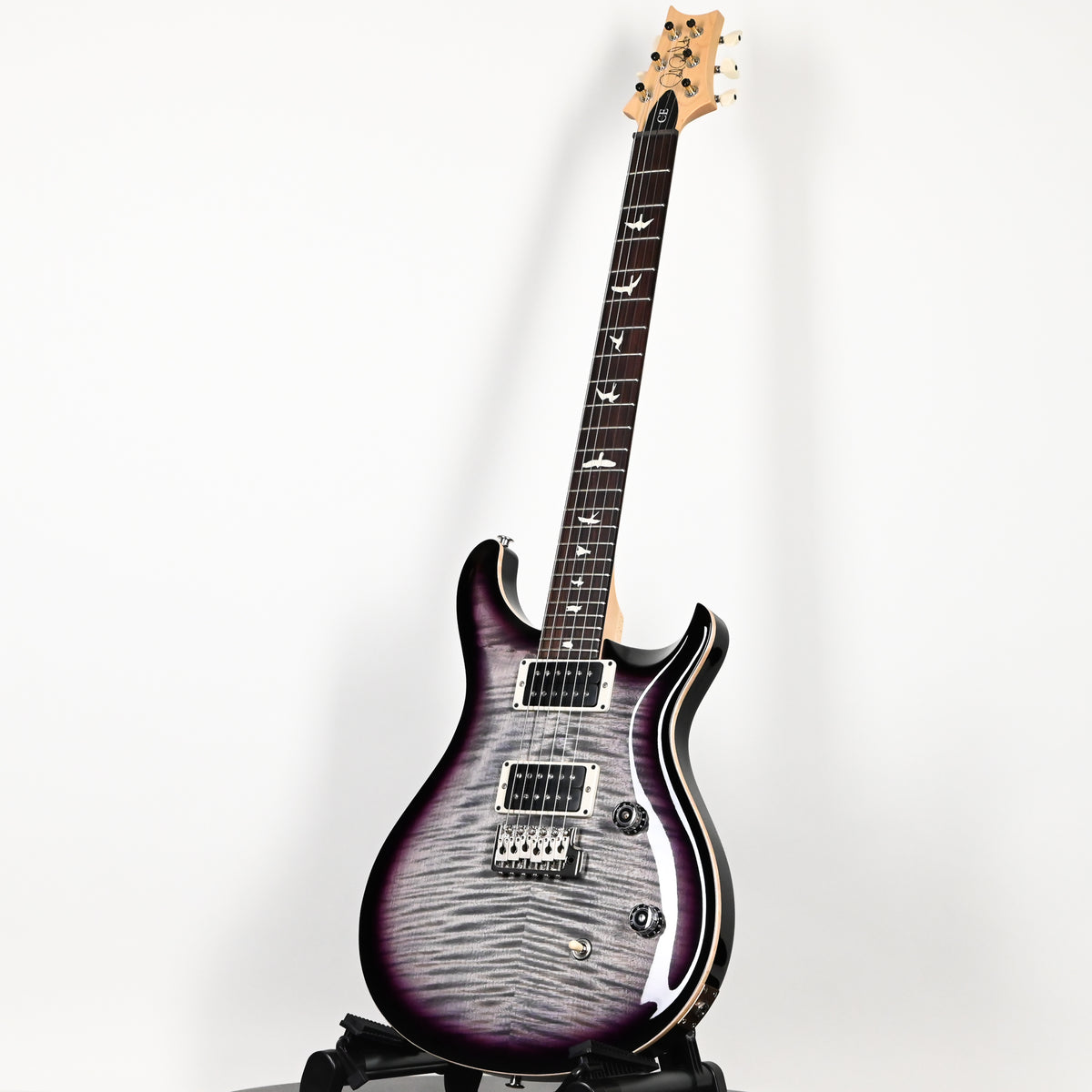 PRS CE 24 Electric Guitar- Faded Gray Black Purple Smokeburst 2026 (0429050)