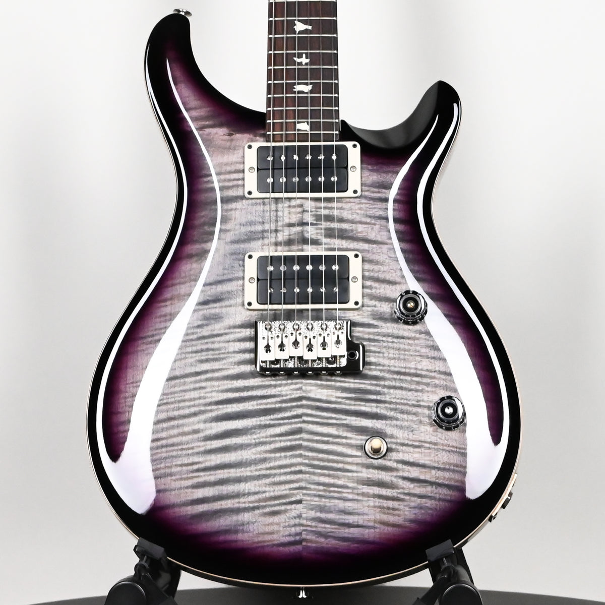 PRS CE 24 Electric Guitar- Faded Gray Black Purple Smokeburst 2026 (0429050)