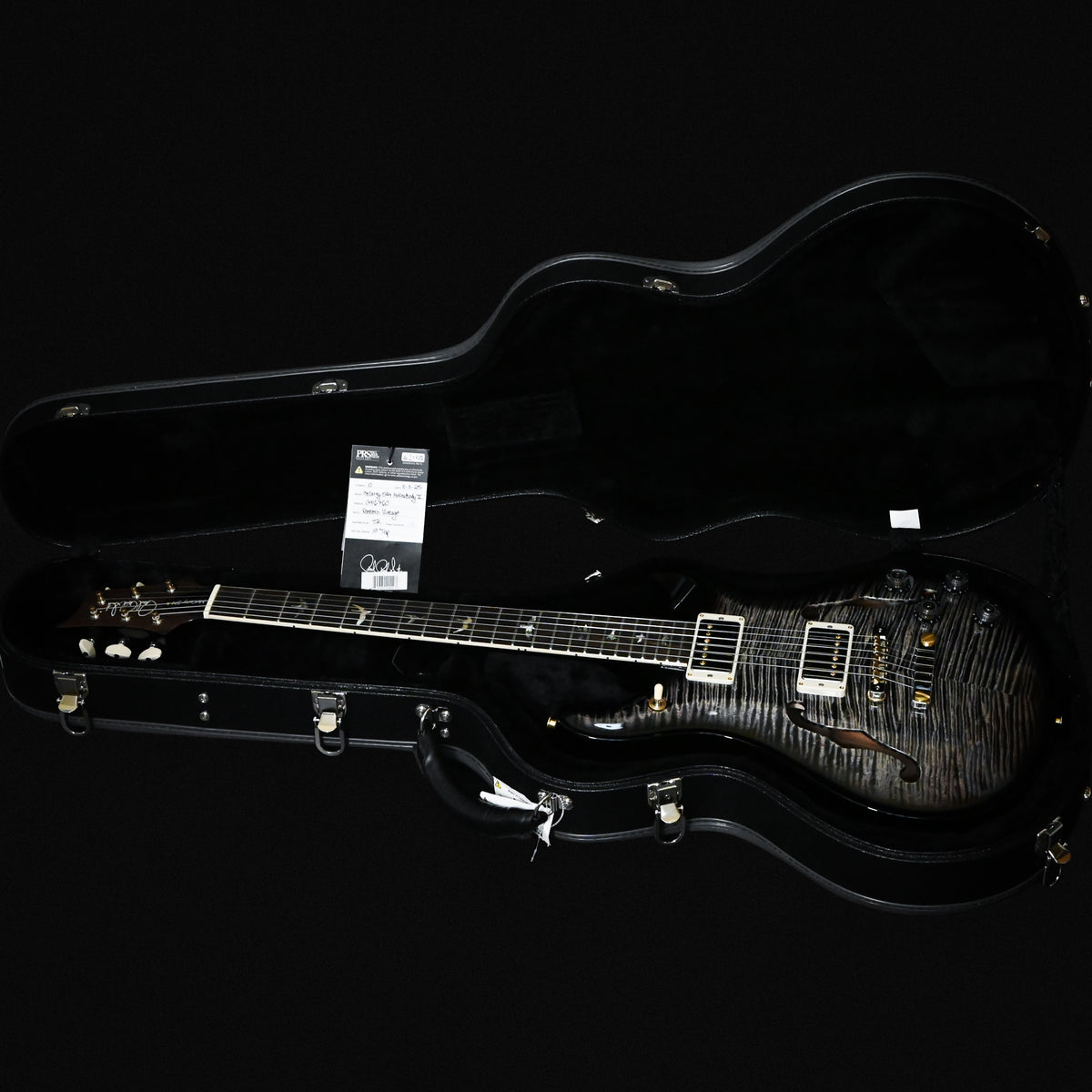 PRS McCarty 594 Hollowbody II w/ 10-Top- Charcoal Wraparound Smokeburst 2025 (0416760)