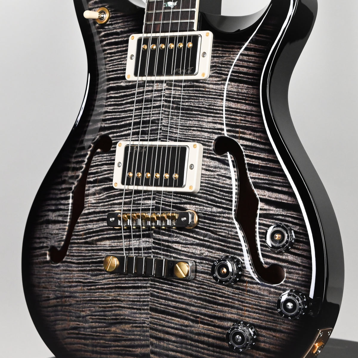 PRS McCarty 594 Hollowbody II w/ 10-Top- Charcoal Wraparound Smokeburst 2025 (0416760)