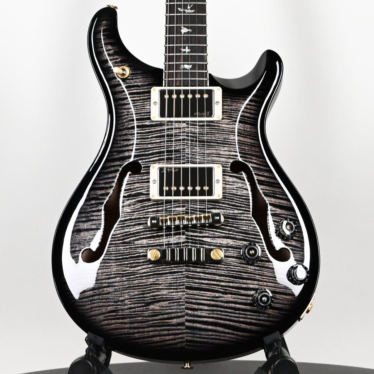 PRS McCarty 594 Hollowbody II w/ 10-Top- Charcoal Wraparound Smokeburst 2025 (0416760)