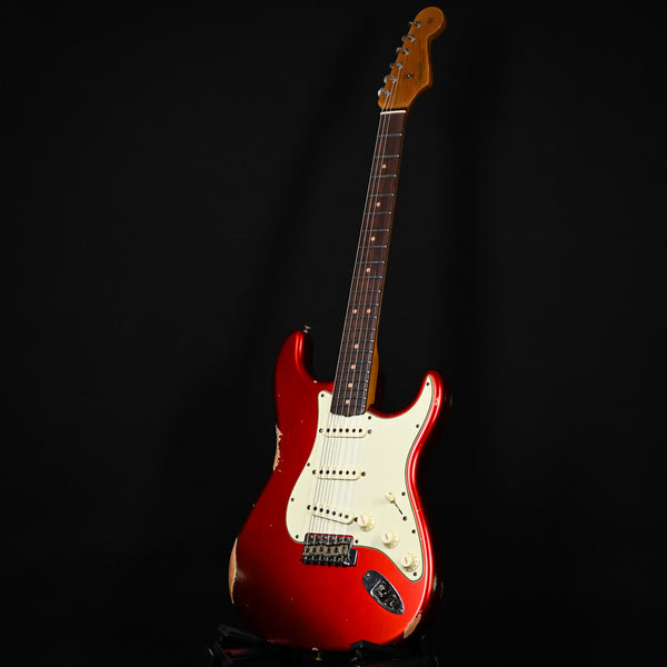 Fender Custom Shop Limited Edition '63 Stratocaster Relic- Aged Candy Apple Red 2024 (CZ583180)