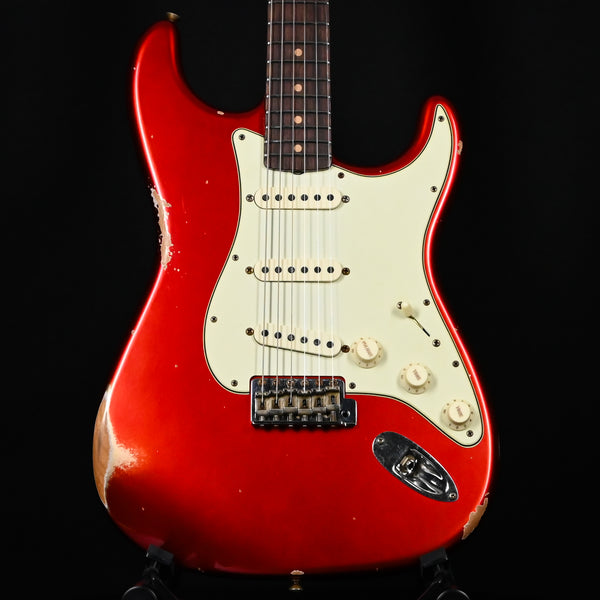 Fender Custom Shop Limited Edition '63 Stratocaster Relic- Aged Candy Apple Red 2024 (CZ583180)