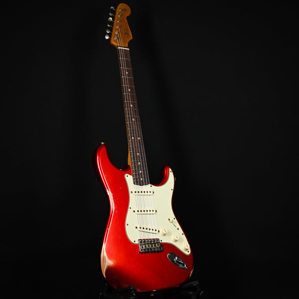 Fender Custom Shop Limited Edition '63 Stratocaster Relic- Aged Candy Apple Red 2024 (CZ583180)