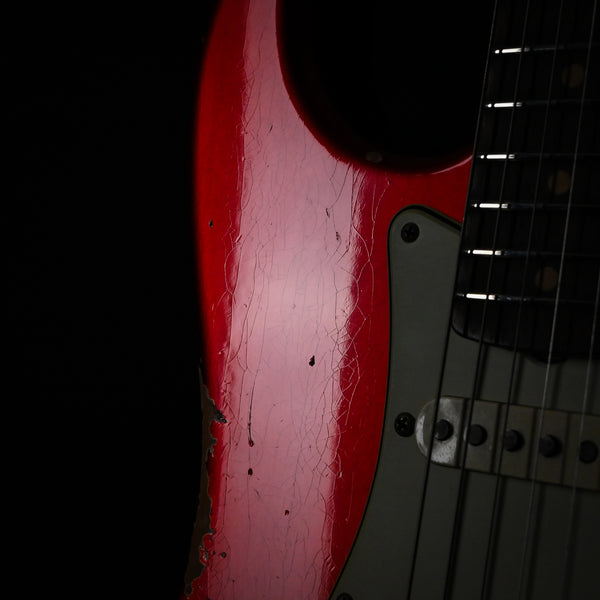 Fender Custom Shop Limited Edition '63 Stratocaster Relic- Aged Candy Apple Red 2024 (CZ583180)