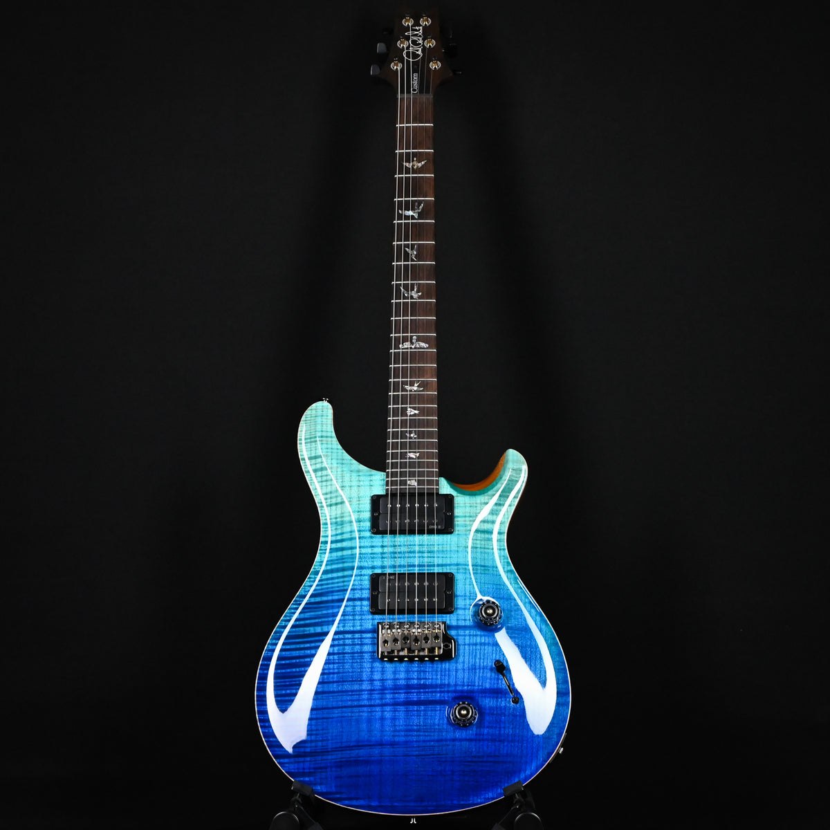 PRS Custom 24 Wood Library w/ Brazilian Rosewood, & DMO Pickups- Blue Fade 2026 (0431550)