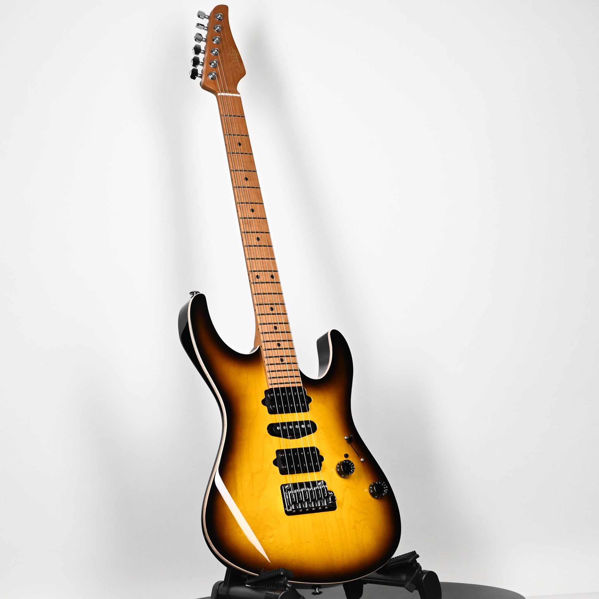 Suhr Custom Modern Electric Guitar- 2 Tone Tobacco Burst 2026 (93052)