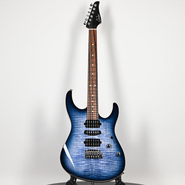 Suhr Modern Plus Electric Guitar- Faded Trans Whale Blue Burst 2026 (93362)