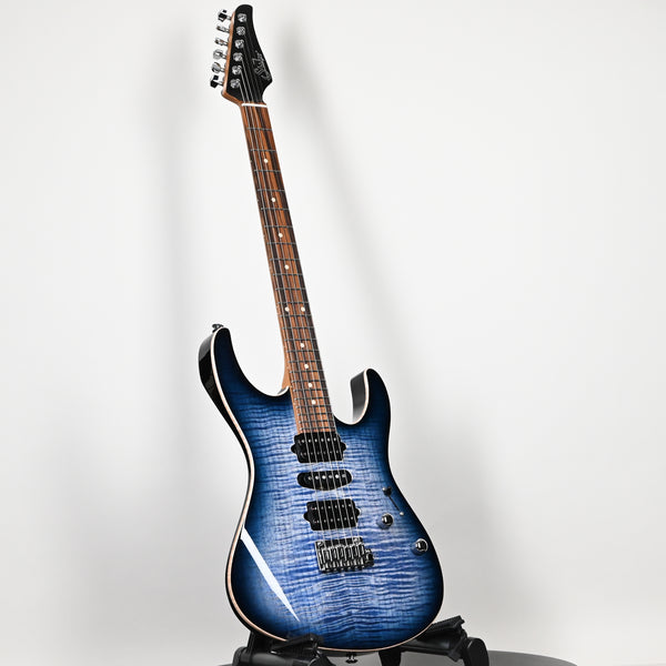 Suhr Modern Plus Electric Guitar- Faded Trans Whale Blue Burst 2026 (93362)