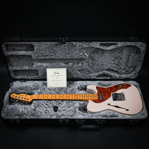 2024 Fender Limited Edition American Professional II Telecaster Thinline- Transparent Shell Pink 2024 (US24034008)