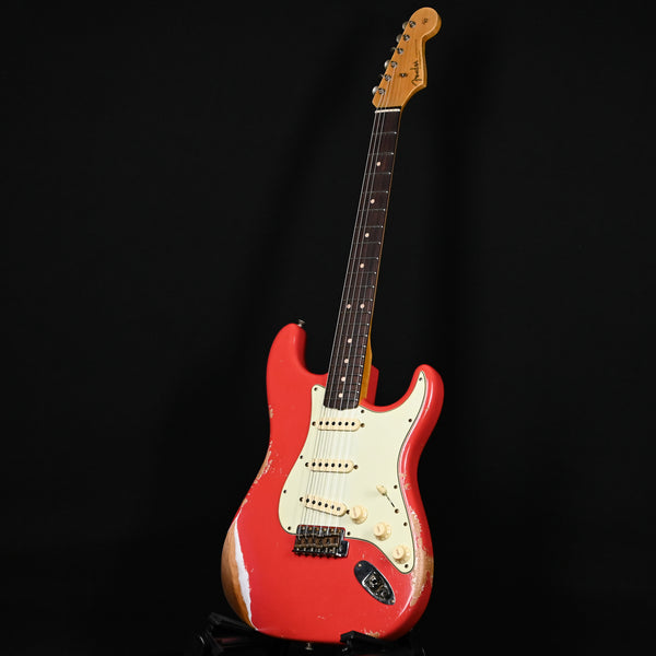 Fender Custom Shop Limited Edition '63 Stratocaster Heavy Relic- Aged Fiesta Red 2024 (CZ583298)