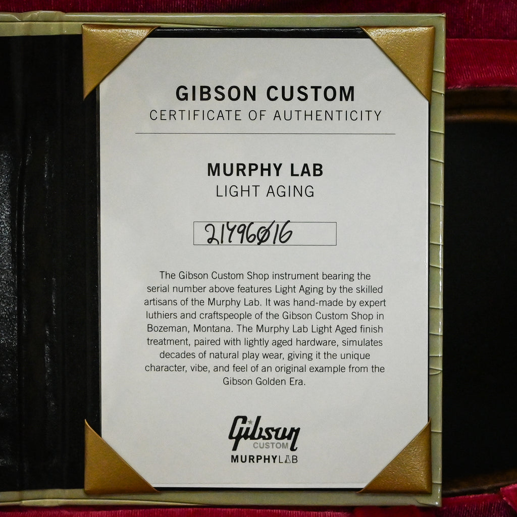 Gibson Custom 1957 SJ-200 Murphy Lab Light Aged- Vintage Sunburst (21796016)