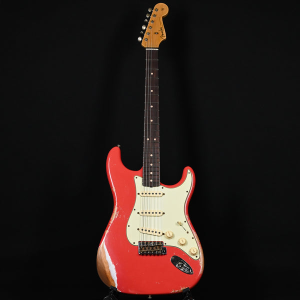 Fender Custom Shop Limited Edition '63 Stratocaster Heavy Relic- Aged Fiesta Red 2024 (CZ583298)