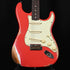 Fender Custom Shop Limited Edition '63 Stratocaster Heavy Relic- Aged Fiesta Red 2024 (CZ583298)