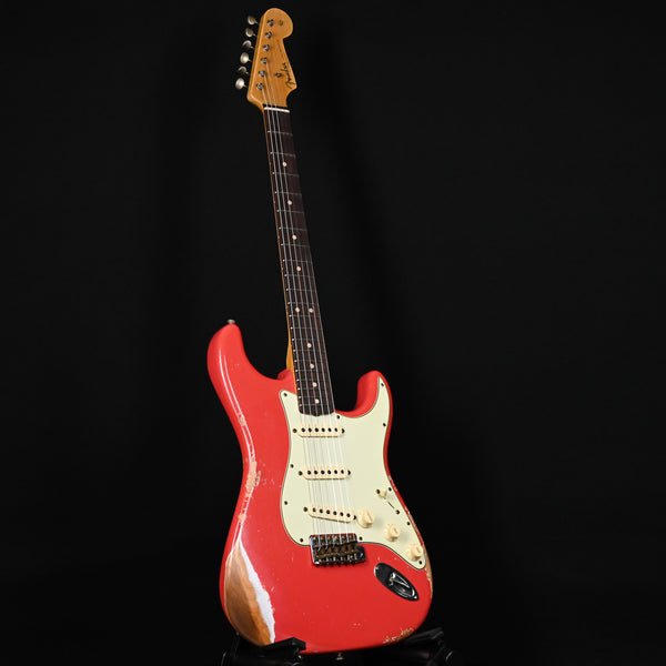 Fender Custom Shop Limited Edition '63 Stratocaster Heavy Relic- Aged Fiesta Red 2024 (CZ583298)