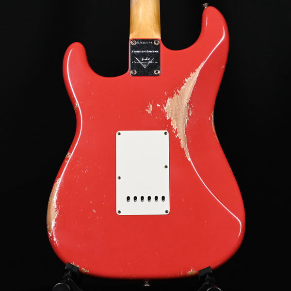 Fender Custom Shop Limited Edition '63 Stratocaster Heavy Relic- Aged Fiesta Red 2024 (CZ583298)