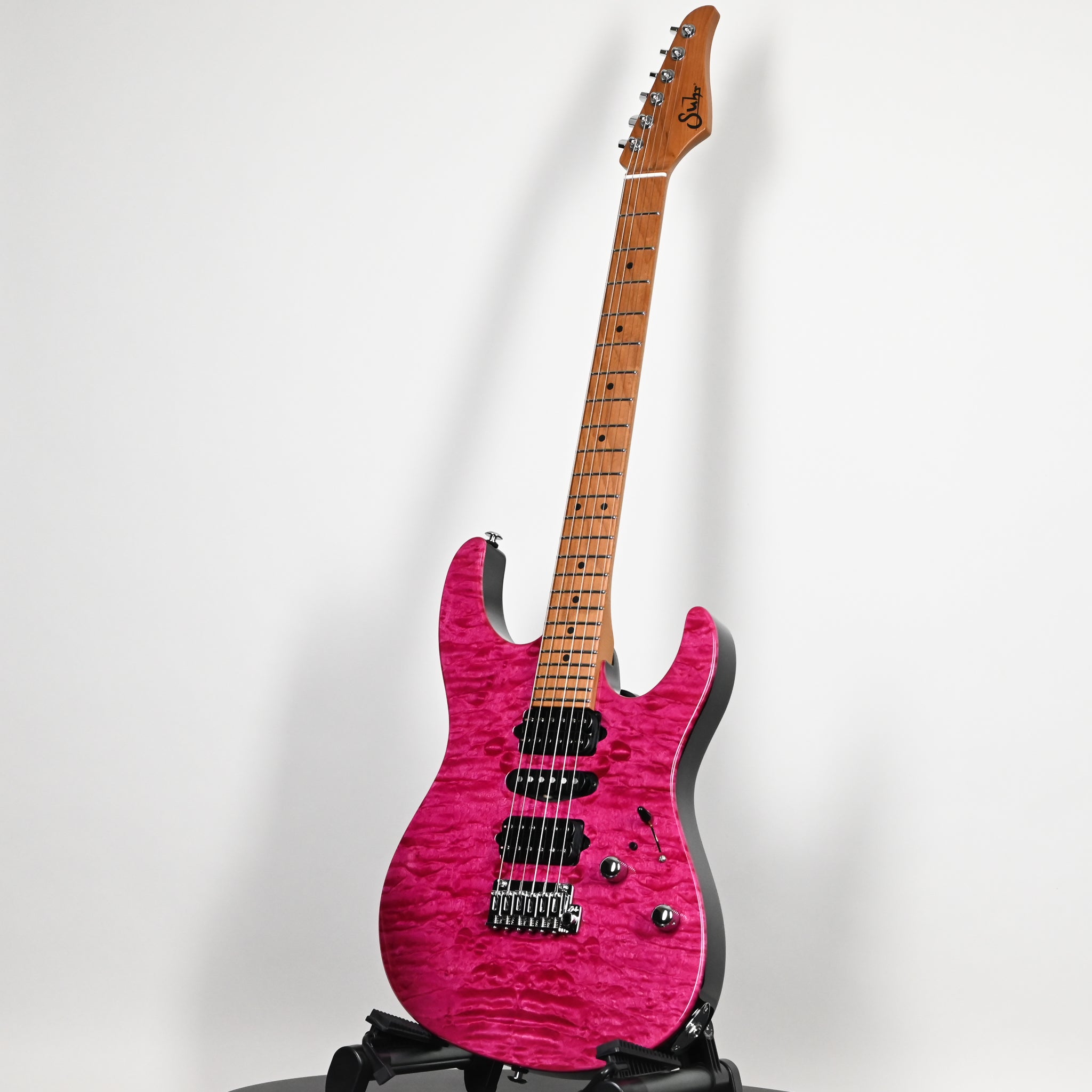 Suhr Modern Custom Electric Guitar- Magenta Pink Stain 2026 (93059)