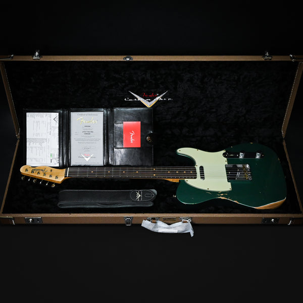 Fender Custom Shop Limited Edition '61 Telecaster Relic- Aged Sherwood Metallic 2024 (CZ583226)