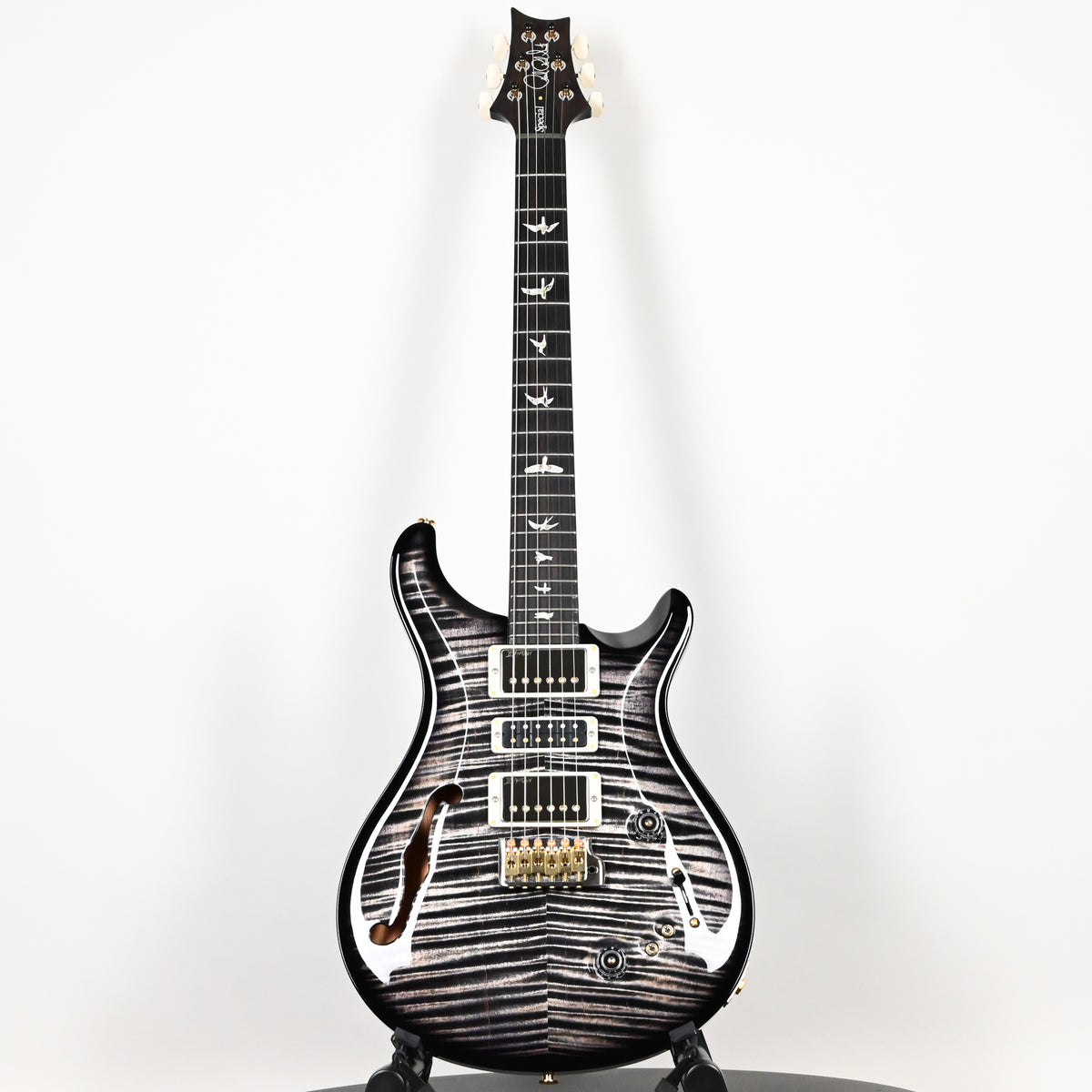 PRS Special Semi-Hollow w/ 10-Top Electric Guitar- Charcoal Wraparound Smokeburst 2025 (0417477)