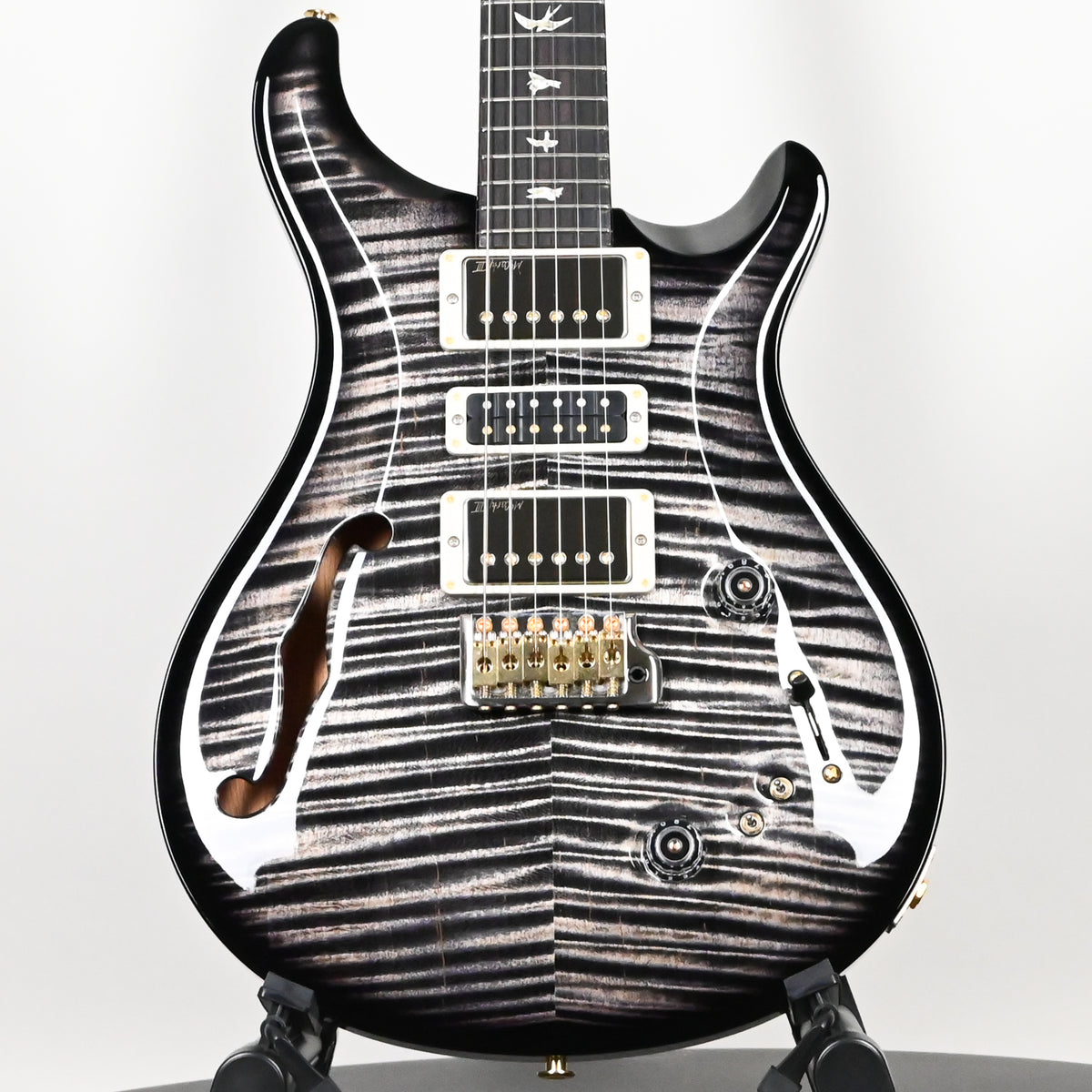 PRS Special Semi-Hollow w/ 10-Top Electric Guitar- Charcoal Wraparound Smokeburst 2025 (0417477)