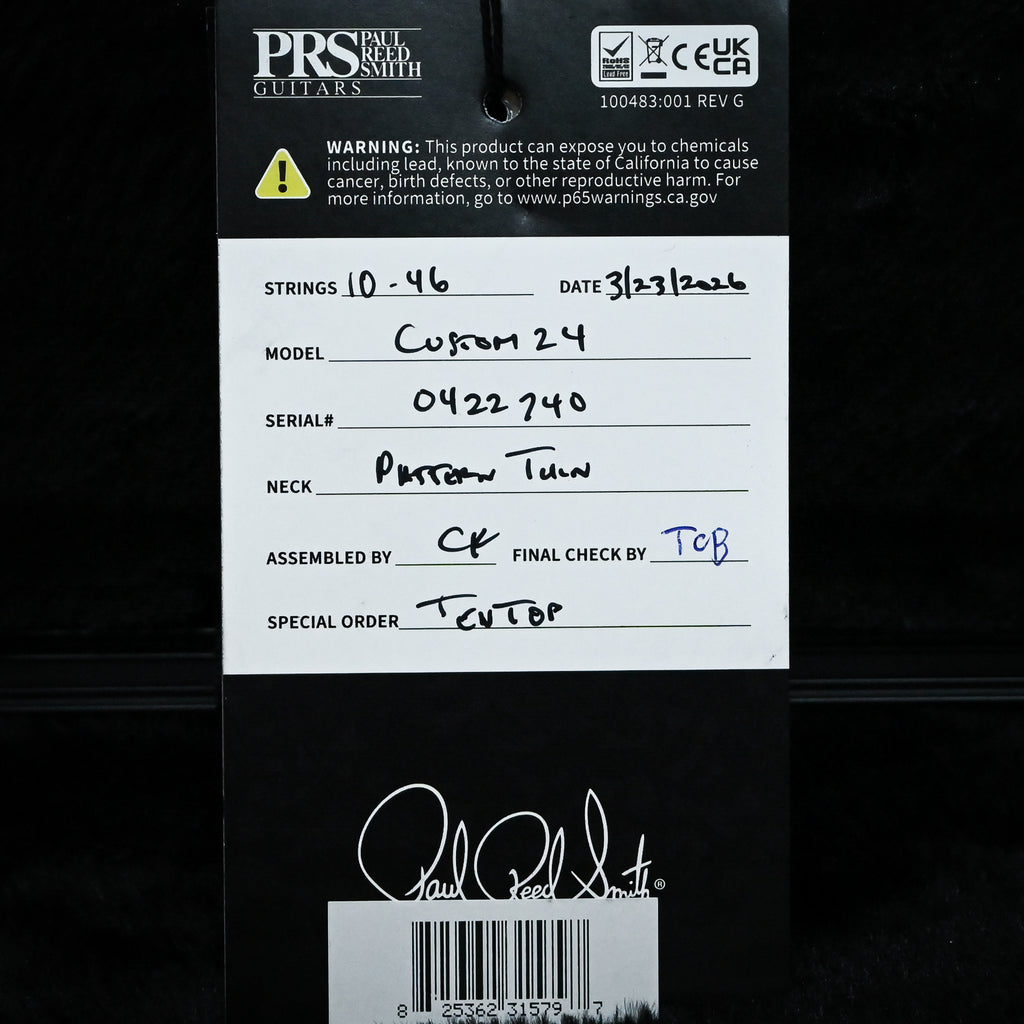 PRS Custom 24 w/ 10-Top & DMO Pickups- Custom Color 2026 (0422740)