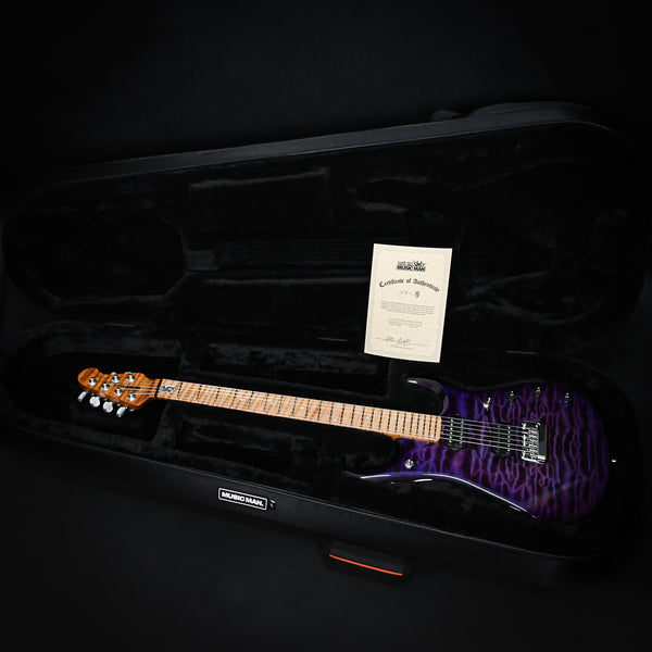 Ernie Ball Music Man JP15 Electric Guitar- Purple Nebula Quilt (H06616)