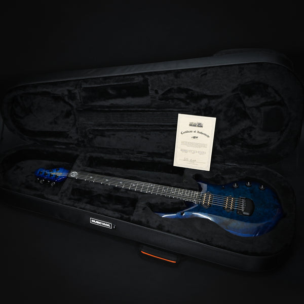 Ernie Ball Music Man BFR Majesty 6-String (15/100)- Blue Ink Quilt (M018642)