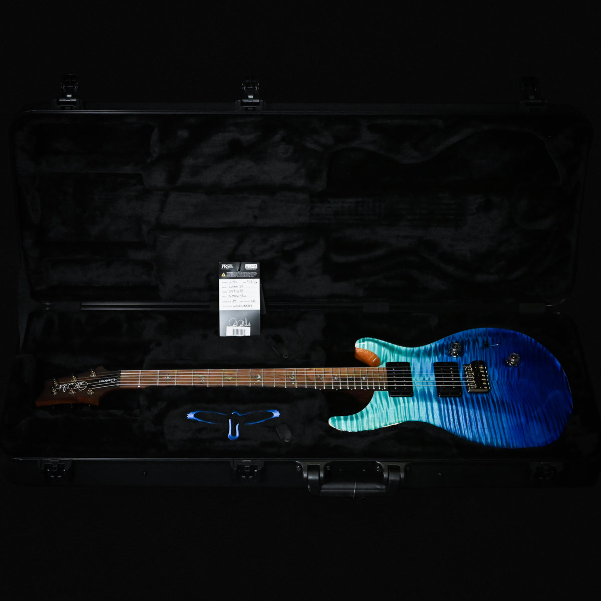 PRS Custom 24 Wood Library w/ Brazilian Rosewood, & DMO Pickups- Blue Fade 2026 (0431635)