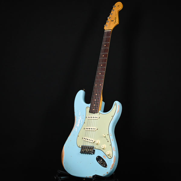 Fender Custom Shop '62 Stratocaster Heavy Relic- Aged Daphne Blue 2025 (CZ582576)